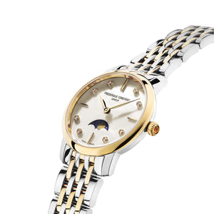 Women's Quartz Diamond Watches Frederique Constant Moonphase FC-206MPWD1S3B - 2